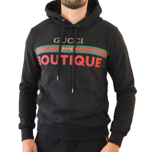 Gucci Men Hoodie Cotton Jersey Hooded Sweatshirt New Jumper