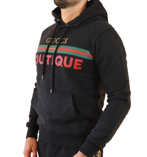 Gucci Men Hoodie Cotton Jersey Hooded Sweatshirt New Jumper - Image 2
