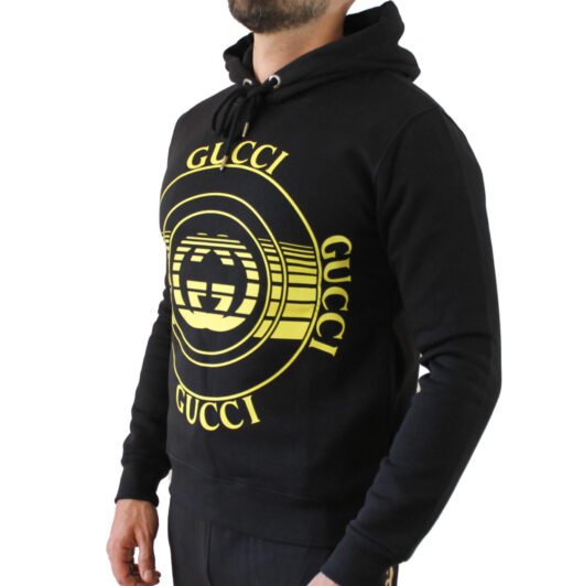 Gucci Men Hoodie Cotton Jersey Hooded Sweatshirt New Jumper - Image 4