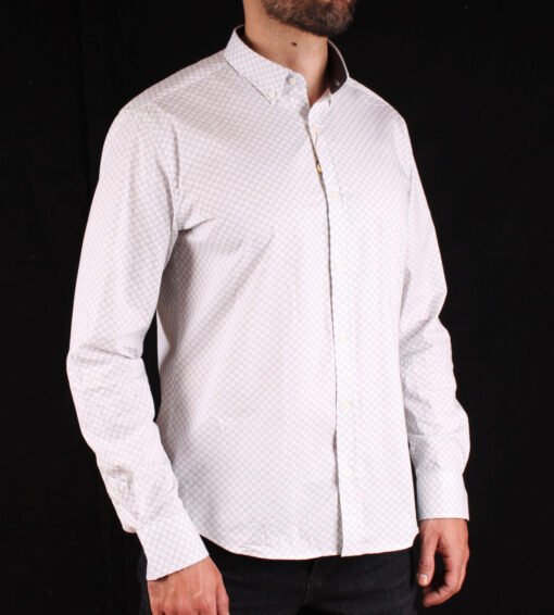 Gucci Men Cotton Shirt New Long Sleeve Business Shirt - Image 4