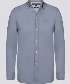 Tommy Hilfiger MEN SHIRT LOGO SLIM FIT BUTTON DOWN