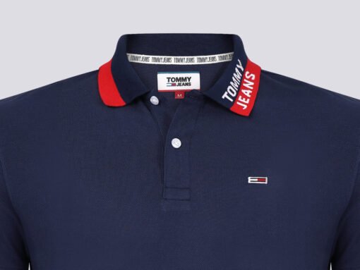 Tommy Hilfiger Polo Shirt Embroidered Regular Fit Logo Shorts Sleeve - Image 3