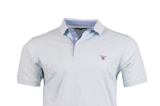 GANT Polo Shirt Embroidered Regular Fit Logo Shorts Sleeve - Image 2