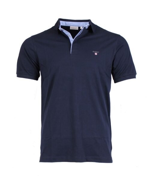 GANT Polo Shirt Embroidered Regular Fit Logo Shorts Sleeve