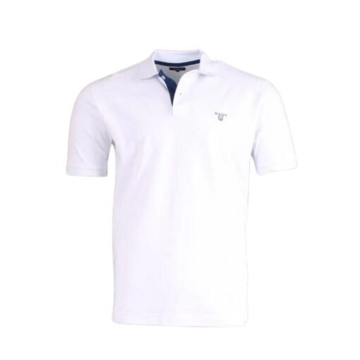 GANT Polo Shirt Embroidered Regular Fit Logo Shorts Sleeve