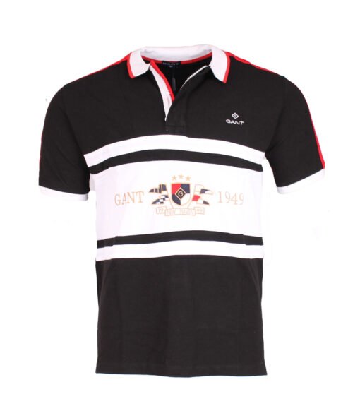 GANT Polo Shirt Embroidered Regular Fit Logo Shorts Sleeve