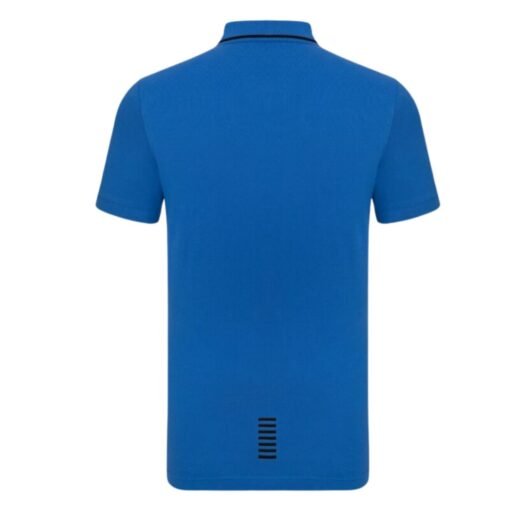 Emporio Armani Polo Shirt Stretch-cotton t-shirt EA7 - Image 2