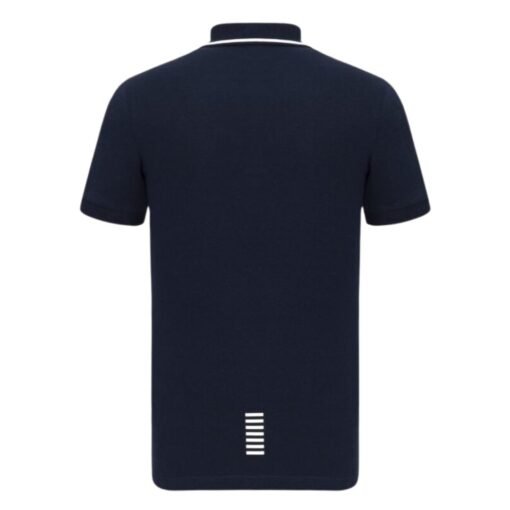 Emporio Armani Polo Shirt Stretch-cotton t-shirt EA7 - Image 3