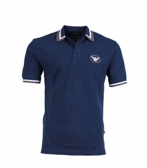Emporio Armani Polo Shirt Stretch-cotton t-shirt EA7