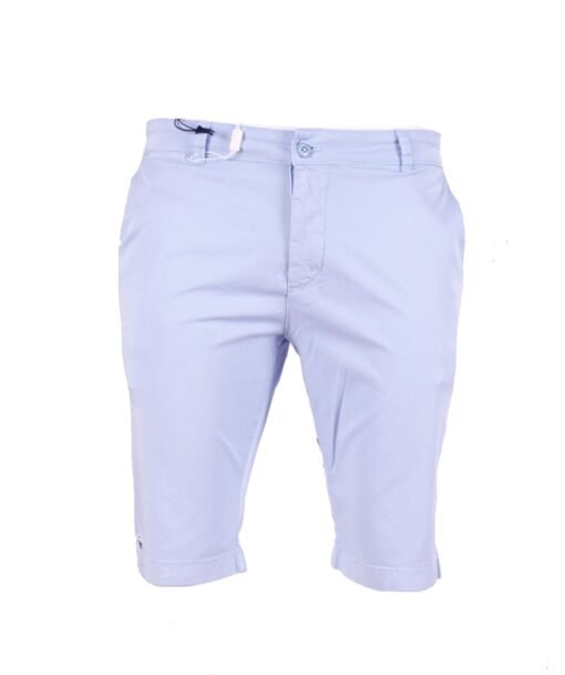Lacoste Men’s Light Blue Knee-Length Cotton Bermuda Shorts | Summer Collection | Premium Quality - Image 2