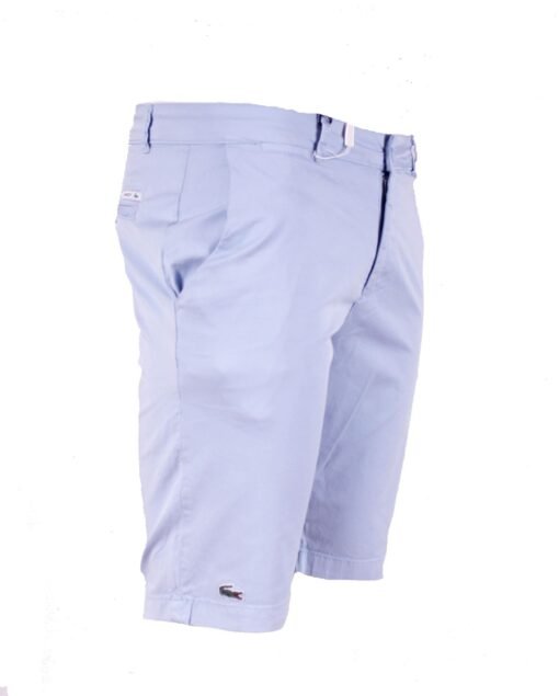 Lacoste Men’s Light Blue Knee-Length Cotton Bermuda Shorts | Summer Collection | Premium Quality