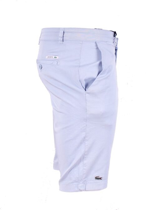 Lacoste Men’s Light Blue Knee-Length Cotton Bermuda Shorts | Summer Collection | Premium Quality - Image 3