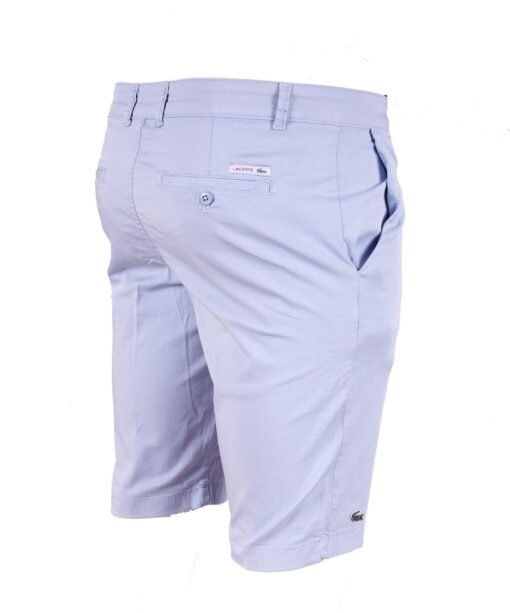 Lacoste Men’s Light Blue Knee-Length Cotton Bermuda Shorts | Summer Collection | Premium Quality - Image 4