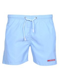 Prada Light Blue Men’s Swim Shorts – Designer Luxury Beachwear
