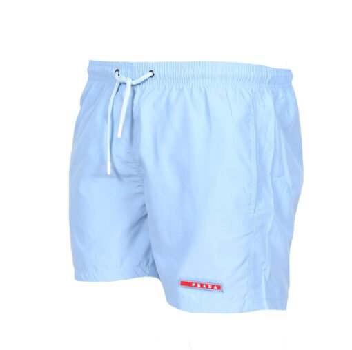 Prada Light Blue Men’s Swim Shorts – Designer Luxury Beachwear - Image 3
