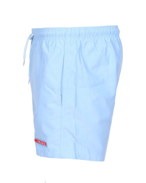 Prada Light Blue Men’s Swim Shorts – Designer Luxury Beachwear - Image 4