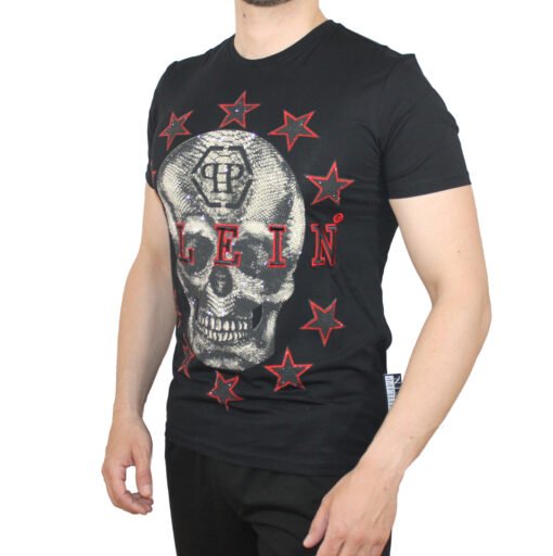 Philipp Plein Men t-shirt Cotton Short Sleeve Round Neck - Image 3