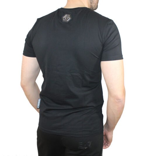 Philipp Plein Men t-shirt Cotton Short Sleeve Round Neck - Image 4
