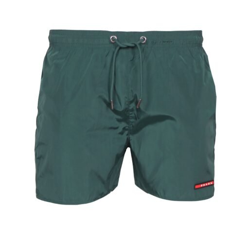 Prada Men Green Designer Men's Swim Shorts - Premium Quality - Image 2