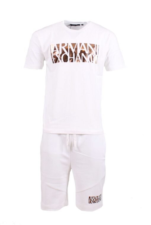 Armani Exchange Men Sports Set 2 in 1 Cotton t-shirt and shorts