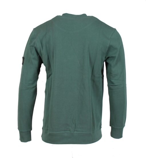 Stone Island Men Sweater With Logo Embroidery Trim Jumper - Image 3