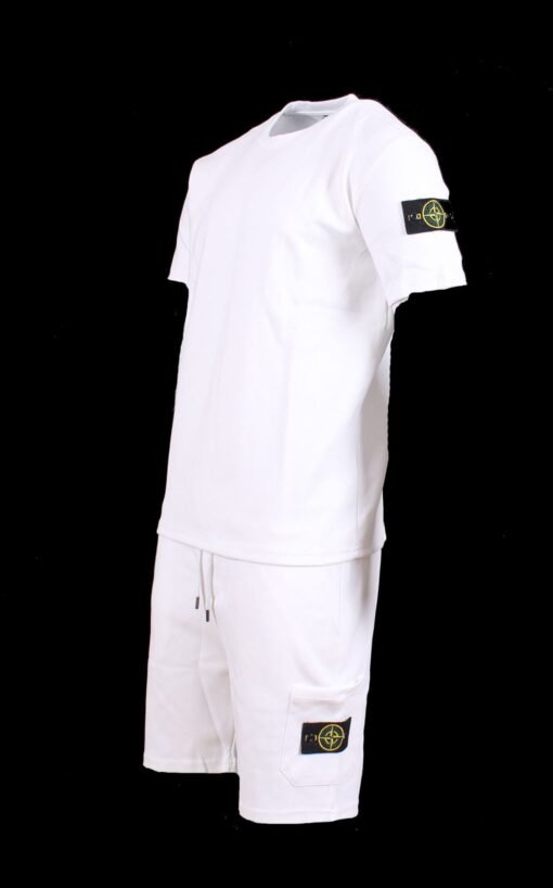 Stone Island Men Sports Set 2 in 1 Cotton t-shirt and shorts