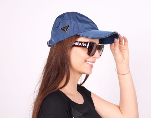 Prada Woman Re-Nylon Baseball Cap New Unisex Canvas Baseball Men  Hat - Image 4