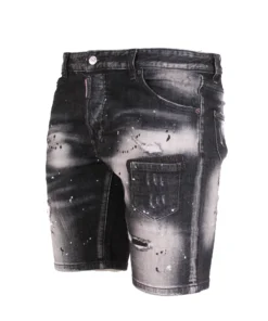 DSQUARED2 JEANS DARK EASY WASH SHORT JEANS