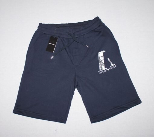 Emporio Armani Shorts Knee Length Cotton Shorts with Logo EA7