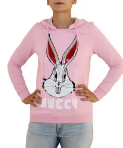 Gucci Woman Embroidered Cotton Jersey Hoodie