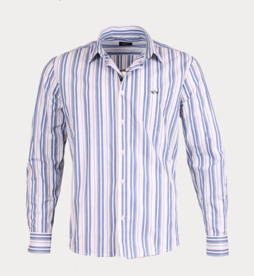 Paul & Shark Men Oxford Shirt with Logo Button Down Long Sleeve