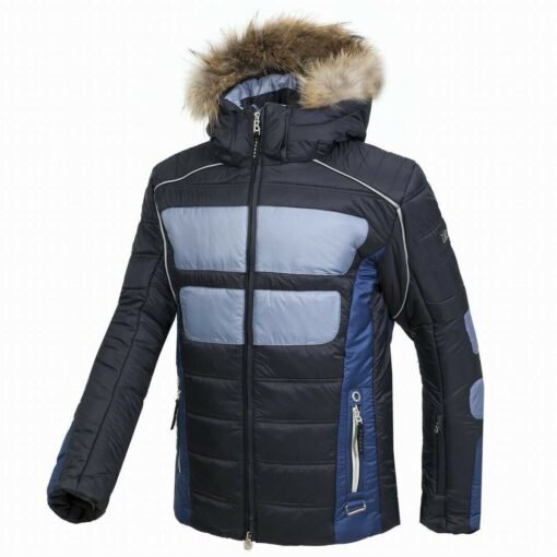 Bogner Man Jacket with Hood Fur Coat