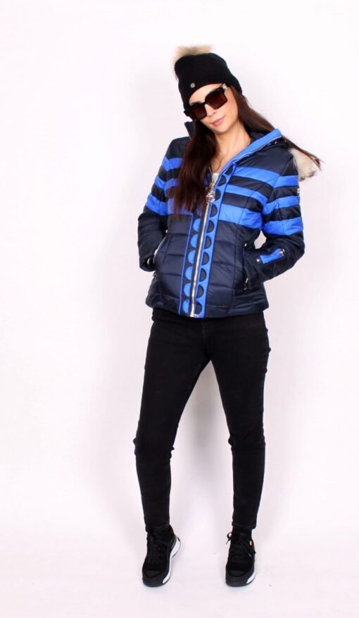 Bogner Woman Jacket with Hood Fur Coat - Image 2
