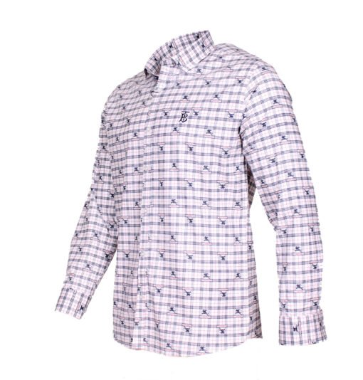 BURBERRY MEN SHIRT EMBROIDERY LOGO BUTTON DOWN - Image 2