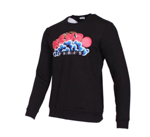 KENZO Men Sweater With Embroidery Crew Neck Sweatshirt - Image 2