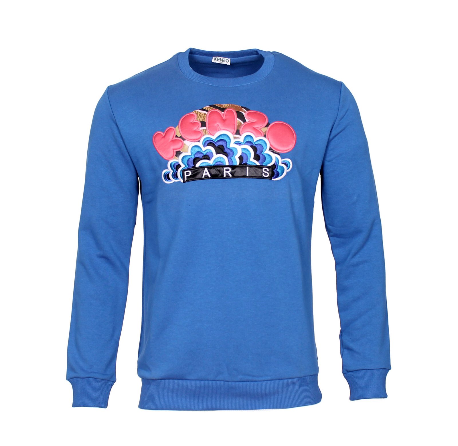 KENZO Men Sweater With Embroidery Crew Neck Sweatshirt