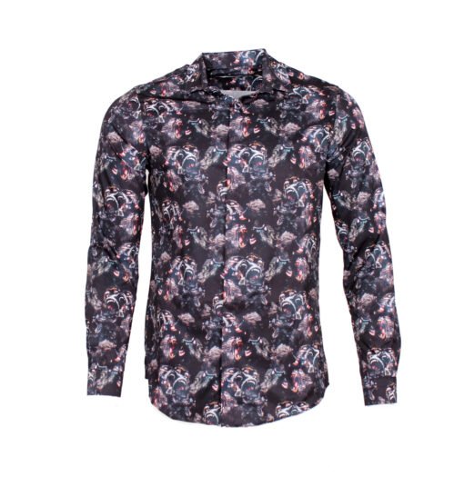 Givenchy Shirt Button Down Rottweiler Dog Print Dress Shirt