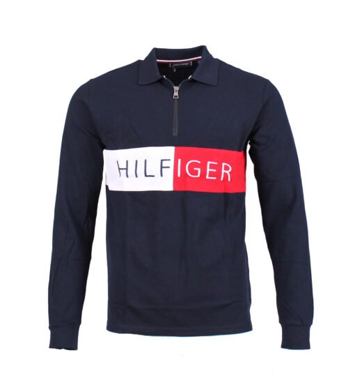Tommy Hilfiger Men Polo Shirt New Long Sleeve