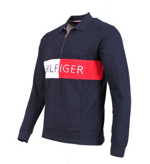 Tommy Hilfiger Men Polo Shirt New Long Sleeve - Image 2