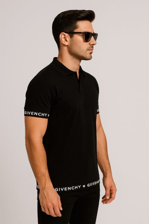 Givenchy Luxury Designer Black Polo Shirt – Limited Edition | Premium Cottonblack