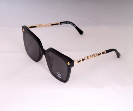 Chanel Women Sunglasses Square Frame Sunglasses Black - Image 3