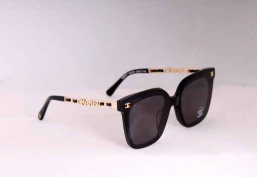 Chanel Women Sunglasses Square Frame Sunglasses Black - Image 2