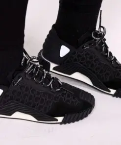 Dolce & Gabbana Designer Black Low-Top Sneakers – Premium Edition