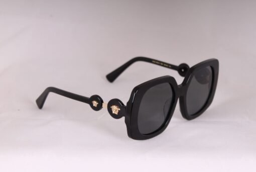 Versace Women Sunglasses Square Frame Unisex Sunglasses in Black