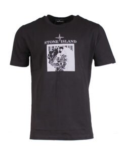 Stone Island Men T-shirt with Print COTTON JERSEY
