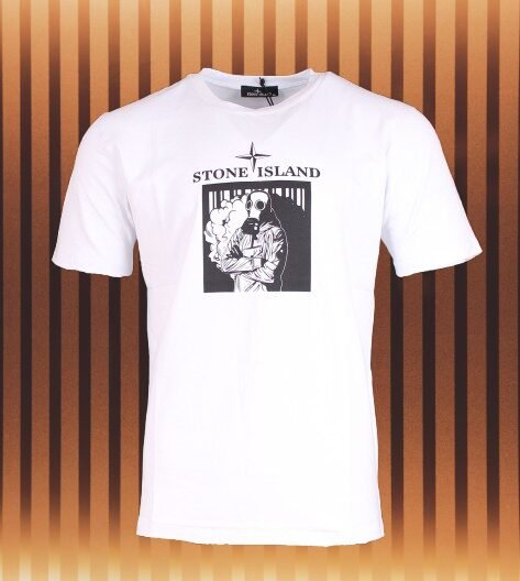 Stone Island Men T-shirt with Print COTTON JERSEY