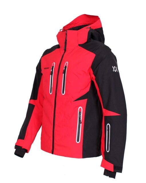 VÖLKL Man Jacket with Hood Ski Jacket Waterproof in Red - Image 3