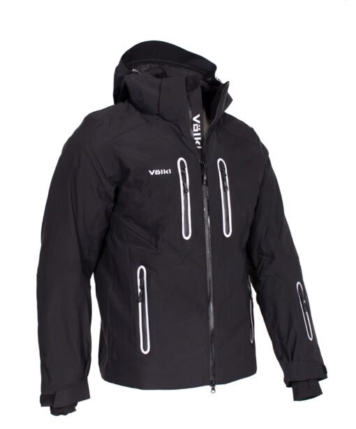 VÖLKL Man Jacket with Hood Ski Jacket Waterproof in Black - Image 3