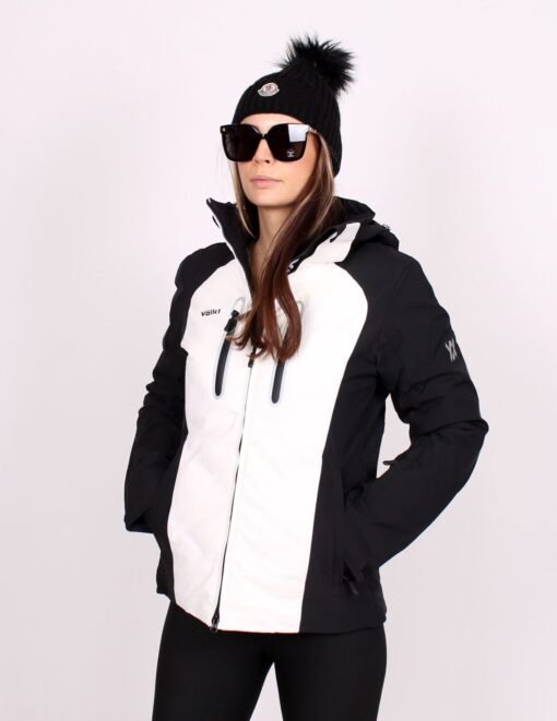 VÖLKL Woman Jacket with Hood Ski Jacket Waterproof in White - Image 5