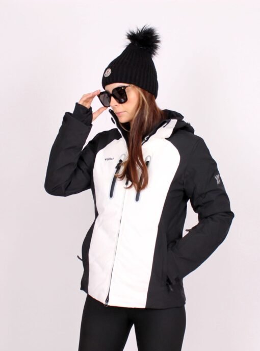 VÖLKL Woman Jacket with Hood Ski Jacket Waterproof in White - Image 4